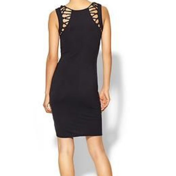 Free People Macramazing Bodycon Dress SizeL - Picture 2 of 5